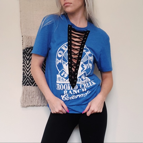 Furst Of A Kind Lace Up Graphic Tee - Picture 3 of 4